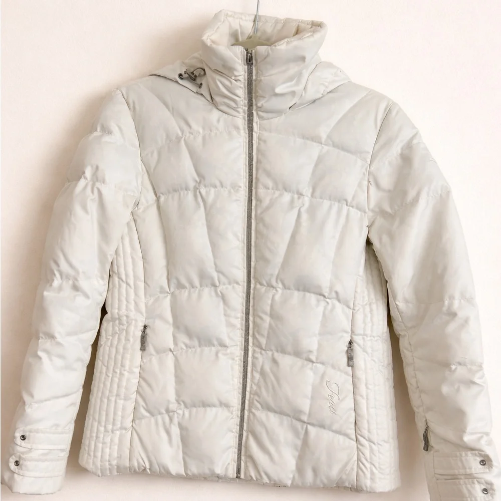 White Fera Insulated Puffer Ski Jacket – Women’s Size 4